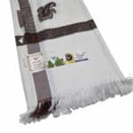 #8 Beautiful Quality Kashmiri Embroidered Shawl Parna Chadar 80x 42 (4)
