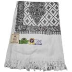 #8 Beautiful Quality Kashmiri Embroidered Shawl Parna Chadar 80x 42(4)