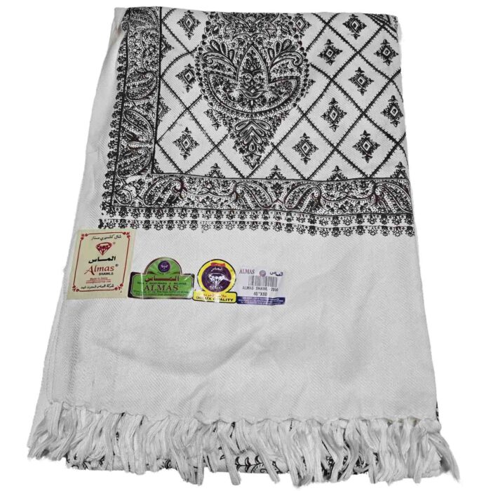 #8 Beautiful Quality Kashmiri Embroidered Shawl Parna Chadar 80x 42(4)