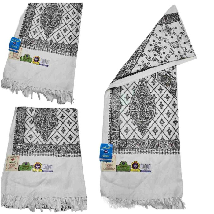 #8 Beautiful Quality Kashmiri Embroidered Shawl Parna Chadar 80x 42(7)