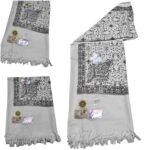 #9 Beautiful Quality Kashmiri Embroidered Shawl Parna Chadar 80x 42 (1)