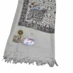 #9 Beautiful Quality Kashmiri Embroidered Shawl Parna Chadar 80x 42 (4)