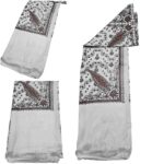 #9 Beautiful Quality Kashmiri Embroidered Shawl Parna Chadar 80x 42 (5)