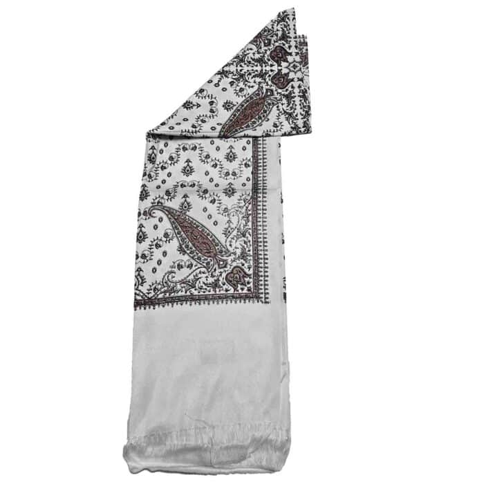 #9 Beautiful Quality Kashmiri Embroidered Shawl Parna Chadar 80x 42 (7)