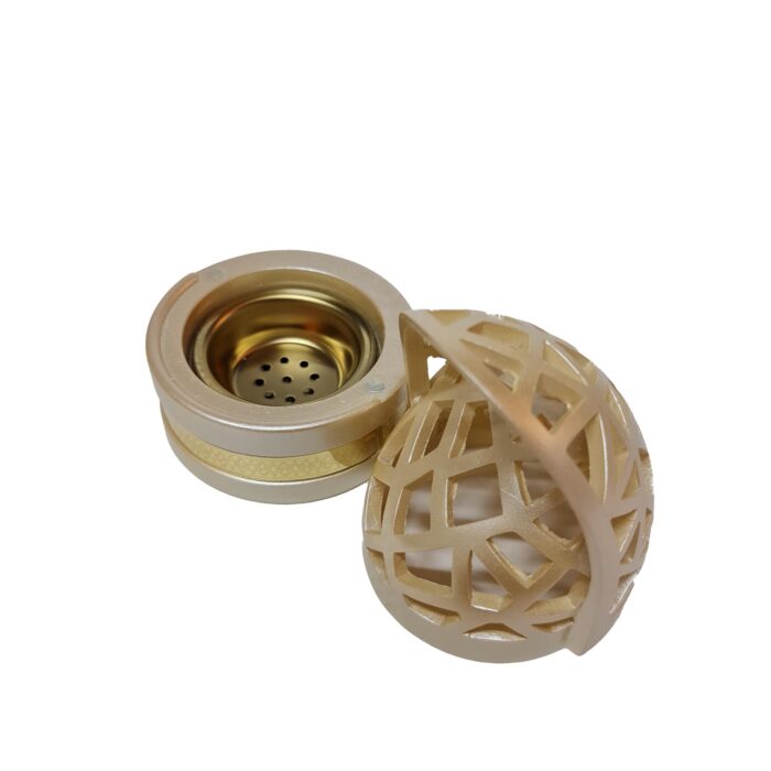 Aa600 Ceramic Incense Bakhoor Burner,cream Burner High Quality Magnetic Top Cream Pic1