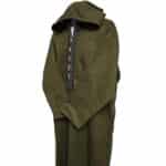 Adltsaed 009 Men's Cashmere Wool Thick Olive Green Long Sleeve Moroccan Thobe Jubba (7)