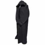 Adltsaed 010 Men's Cashmere Wool Thick Dark Grey Long Sleeve Moroccan Thobe Jubba (6)