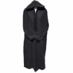 Adltsaed 010 Men's Cashmere Wool Thick Dark Grey Long Sleeve Moroccan Thobe Jubba (8)