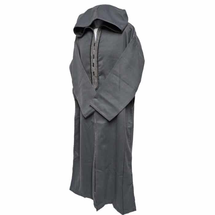 Adltsaed 012 Men's Cashmere Wool Thick Grey Long Sleeve Moroccan Thobe Jubba (9)