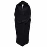 Adltsaed 014 Men’s Cashmere Wool Thick Black Hooded Long Sleeve Moroccan Thobe Jubba Djellaba (5)
