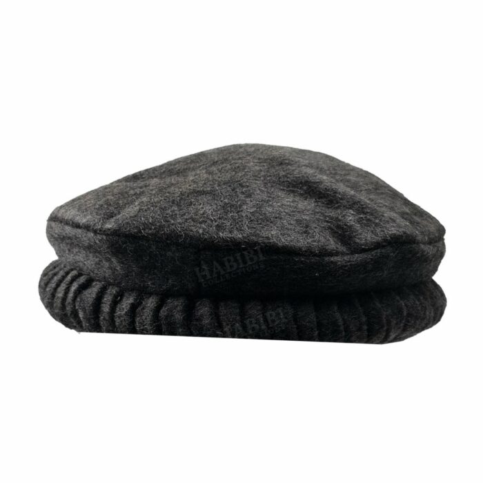 Afgn003 Grey Men Afghani Wool Hat0611 193838