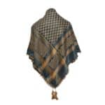 Almaas 0025 Unisex Grey Peach Shemagh Arab Head Scarf Wrap Arafat Keffiyeh Yashmagh