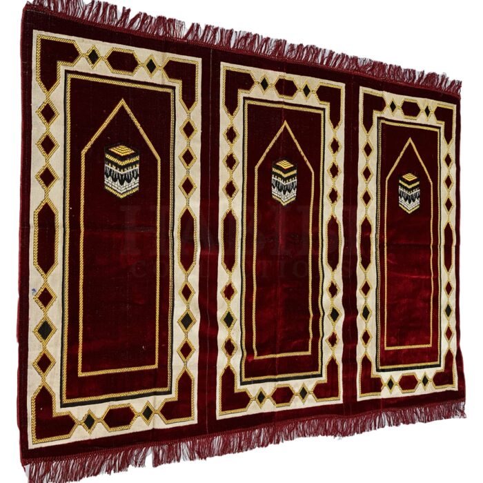 Almaas3ppl 005 Large Islamic Prayer Mat Musallah Janamaaz (3 People) (31)