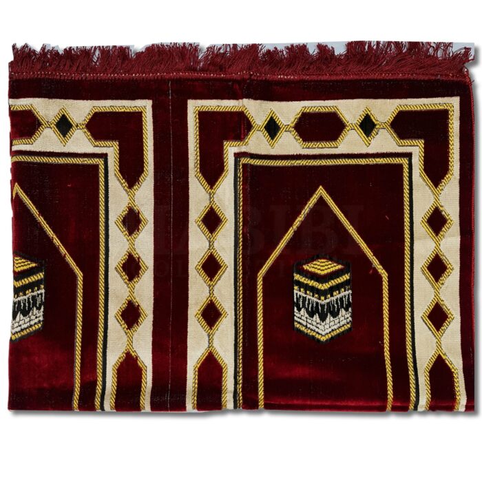Almaas3ppl 005 Large Islamic Prayer Mat Musallah Janamaaz (3 People) (32)