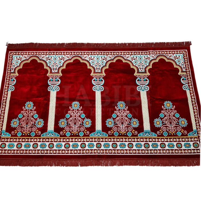 Almaas4ppl 006 Extra Large Islamic Prayer Mat Musallah Janamaaz (4 People) (31)