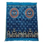 Almaas4ppl 0077 Extra Large Turquoise Islamic Prayer Mat Musallah Janamaaz (4 People) (3)