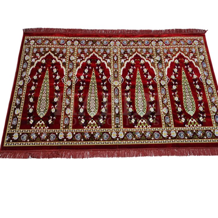 Almaas4ppl 007 Extra Large Islamic Prayer Mat Musallah Janamaaz (4 People) (26)