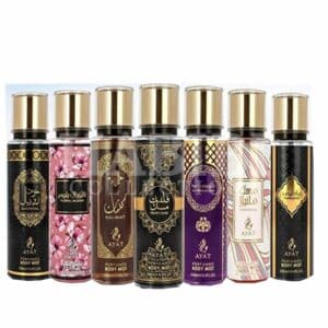 Ayat Body Mist 250ml Body Spray Mist Body Fragrance Musk Vanilla Wood Oud Scent