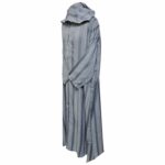 Azdctntwl 004 Grey Sky Blue Moroccan Cotton Thobe Jubba Djelleba 195657 (6)