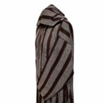 Azdctntwl 006 Brown Striped Moroccan Cotton Thobe Jubba Djelleba 200100 (5)