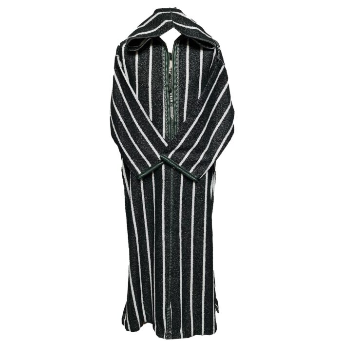 Azdnwool 001 Thick Super Warm Men Moroccan Winter Cashmere Wool Blend Hooded Thobe Djellaba Jubba (22)