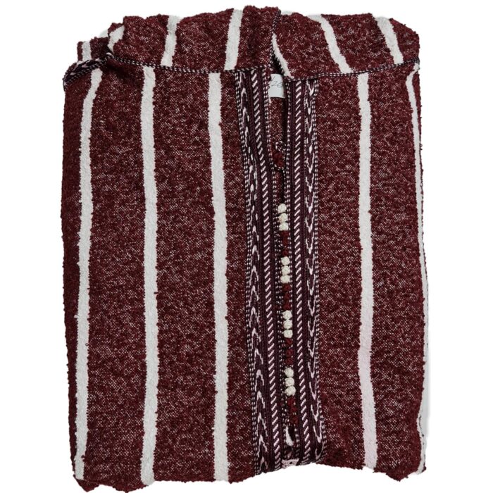 Azdnwool 001 Thick Super Warm Men Moroccan Winter Cashmere Wool Blend Hooded Thobe Djellaba.jubba (8)