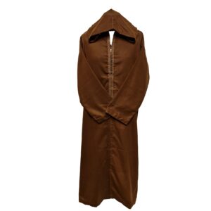 Azdwlhd 0093 Moroccan Rusty Gold Blend Hooded Thobe Djellaba (1)