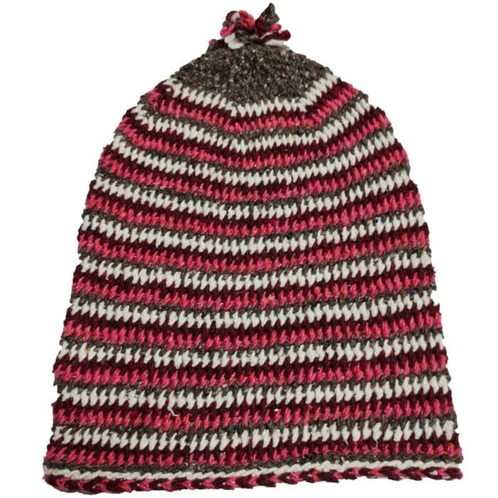 Azdwoolht 001 Unisex Moroccan Hand Knitted Wool Hats.100% Hand Knitted Wool.made In Morocco.(4)