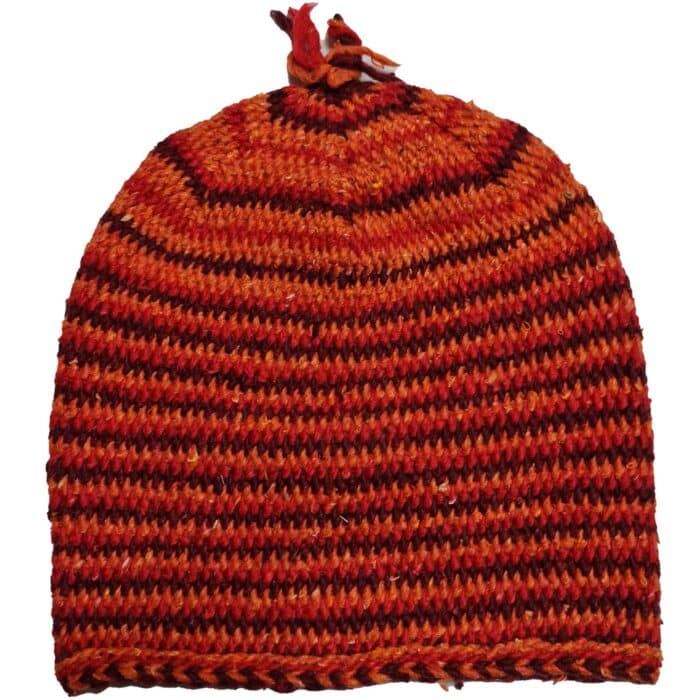 Azdwoolht 001 Unisex Moroccan Hand Knitted Wool Hats.100% Hand Knitted Wool.made In Morocco.(5)