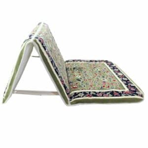 Al Rawdha Back Rest Medical Prayer Mat Rug Carpet Recline Chair Muslim Travel Seat (1)