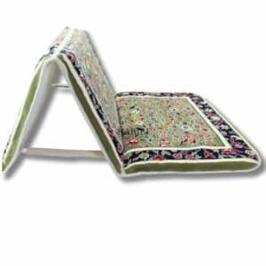 Al Rawdha Back Rest Medical Prayer Mat Rug Carpet Recline Chair Muslim Travel Seat (2)