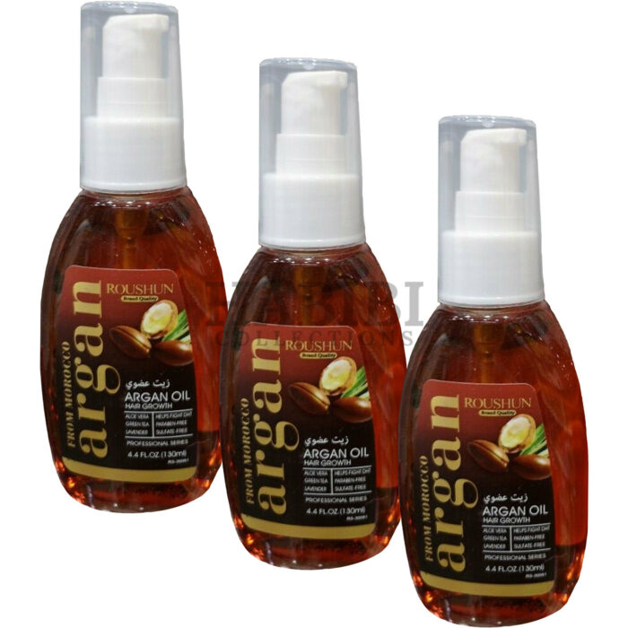 Moroccan Argan Oil Hair Growth by Roushun - Available at Habibi Collections