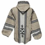 Bajamult 009 Moroccan Cashmere Wool Blend Beige Hooded Baja Jacket (59)