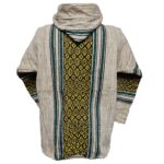 Bajamult 016 Moroccan Cashmere Wool Blend Beige Gold Hooded Baja Jacket 204413