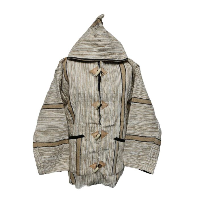 Bajamult 029 Moroccan Cashmere Wool Blend Beige Hooded Baja Jacket 220116