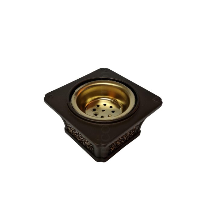 Bakh 0922 Ceramic Incense Bakhoor Burner, Arabic Letters Burner High Quality Magnetic Top Champ Pic1 8 X 8 X 14