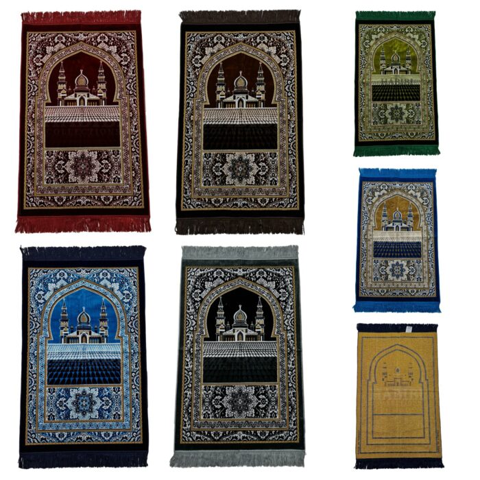 Barak 004 New Safa Islamic Mosque Design Prayer Mat From Turkey