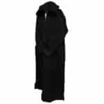 Bgmncshwl 001 Men’s Cashmere Wool Thick Black Long Sleeve Moroccan Hooded Thobe Jubba Djellaba (5)