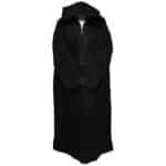 Bgmncshwl 001 Men’s Cashmere Wool Thick Black Long Sleeve Moroccan Hooded Thobe Jubba Djellaba (6)
