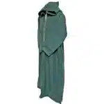 Bgmncshwl 001 Men's Cashmere Wool Thick Green Hooded Long Sleeve Moroccan Thobe Jubba Djellaba (3)