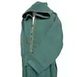 Bgmncshwl 001 Men's Cashmere Wool Thick Green Hooded Long Sleeve Moroccan Thobe Jubba Djellaba (5)