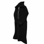 Bgmncshwl 0031 Men’s Cashmere Wool Thick Black Long Sleeve Moroccan Hooded Thobe Jubba Djellaba (13)