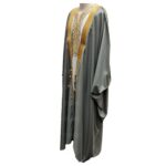 Bishtjum 001 Men’s Long Sleeves Arabian Bisht Olive Cloak Arab Dress Thobe Islam Robe Eid 154608