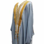 Bishtjum 003b Men’s Long Sleeves Arabian Bisht Olive Cloak Arab Dress Thobe Islam Robe Eid 154842 (1)