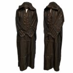 Brwnplystrhd 222 Men's Moroccan Brown Hooded Thobe Jubba Djellaba (10)