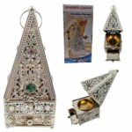 Bakh0744 Metal Silver Incense Bakhoor Burner High Quality Magnetic Top 06 19t191425.588