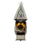 Bakh0744 Metal Silver Incense Bakhoor Burner High Quality Magnetic Top 0619 185606