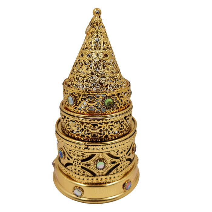Bakhgld0745 Metal Incense Burner, Bakhoor Burner High Quality Magnetic Top0619 201005