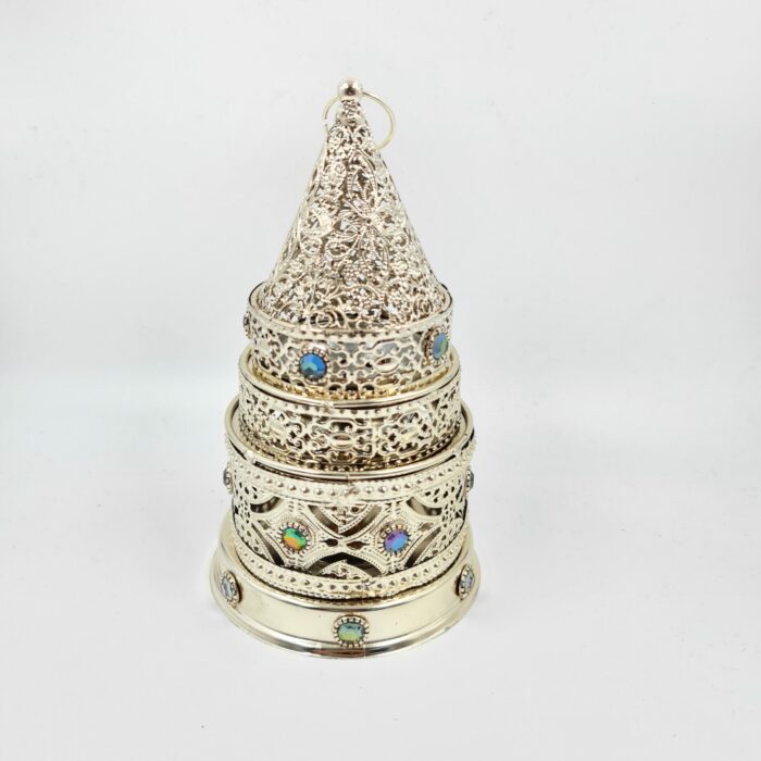 Bakhgld0745 Silver Metal Incense Burner, Bakhoor Burner High Quality Magnetic Top0619 200722