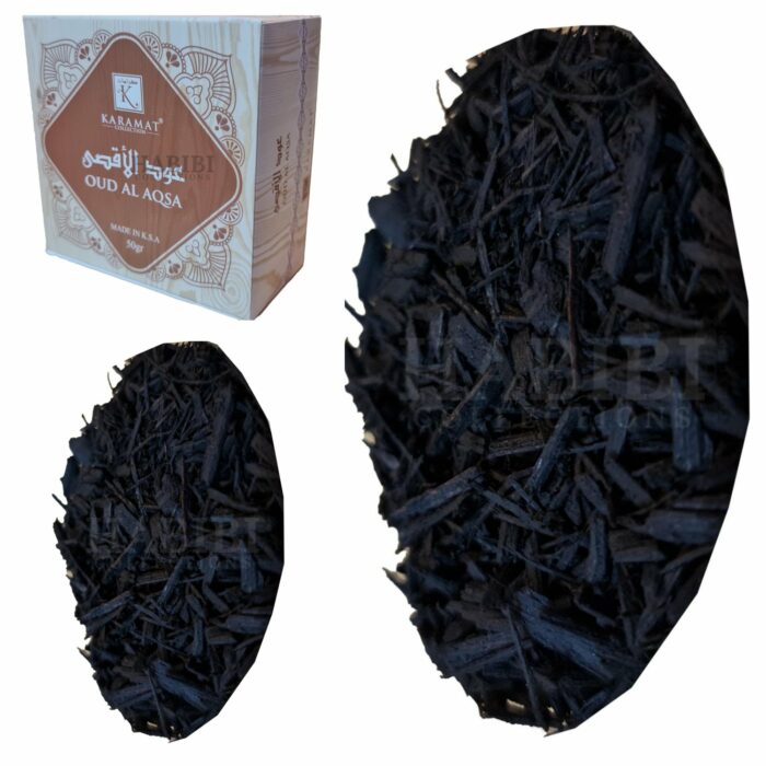 Bakhoor Al Oud Al Malaki Oud Al Aqsa Karamat Collection 50g (4)